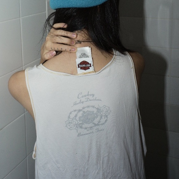 Vintage Harley Davidson Cowboy Tank Top - Picture 2 of 5